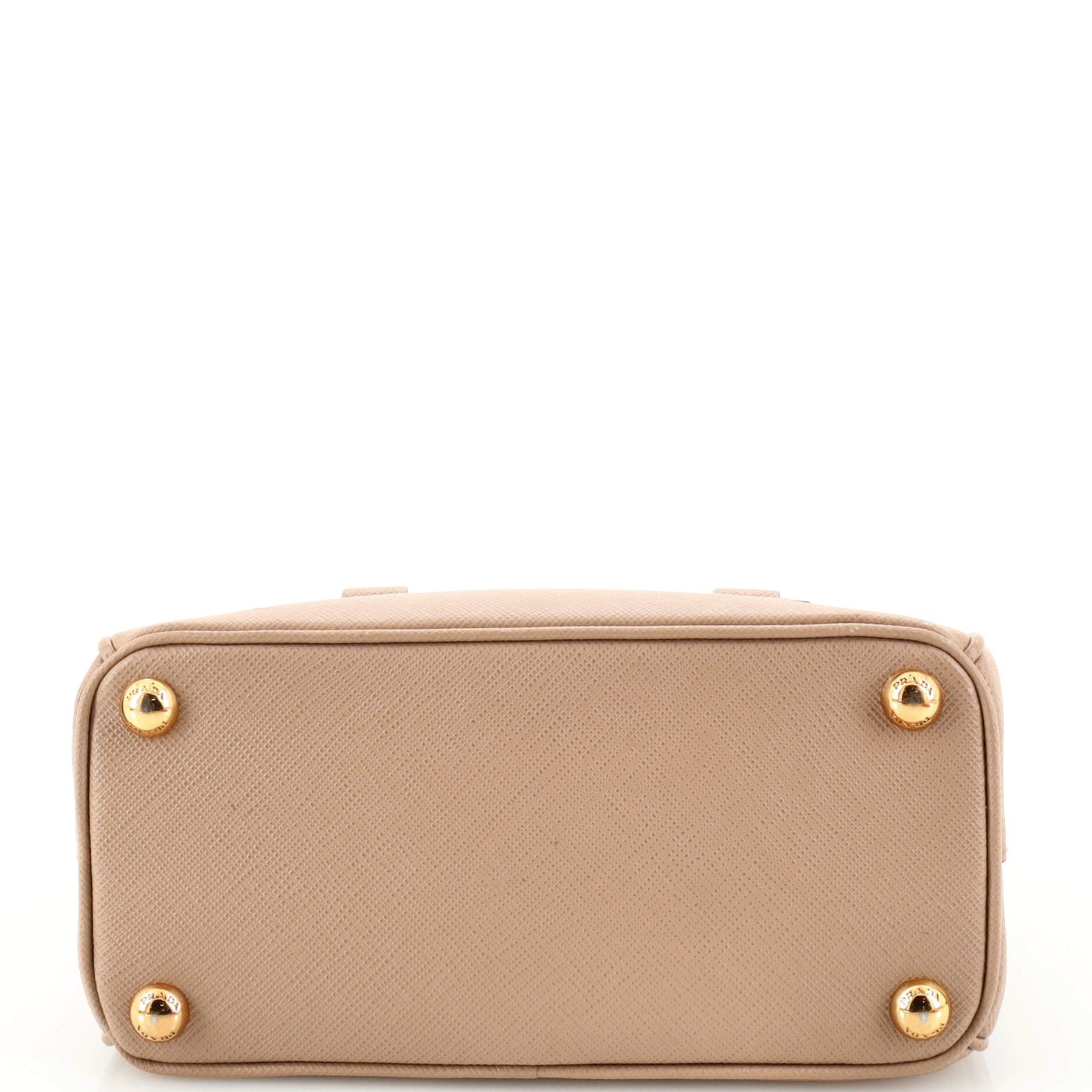 Galleria Double Zip Tote Saffiano Leather Mini