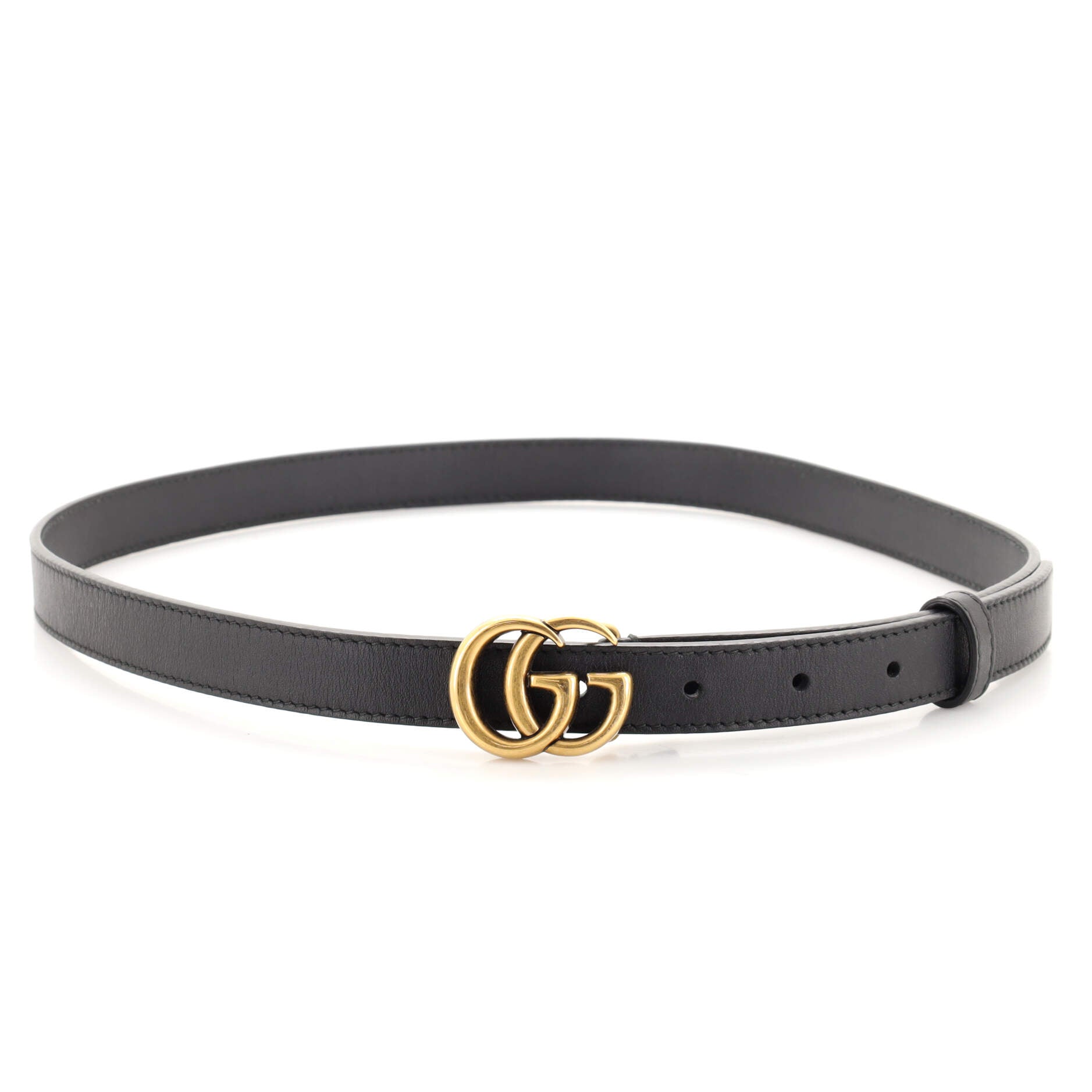 GG Marmont Belt Leather Thin 85
