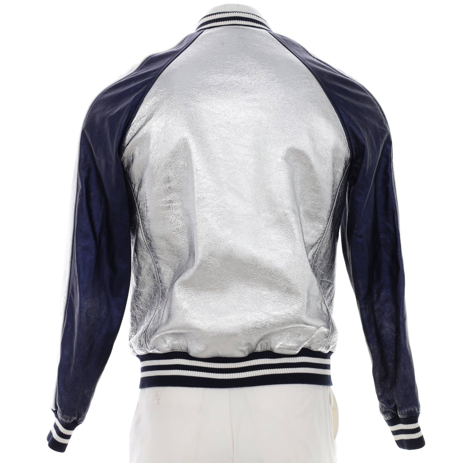 Men's Crest Bomber Jacket Leather