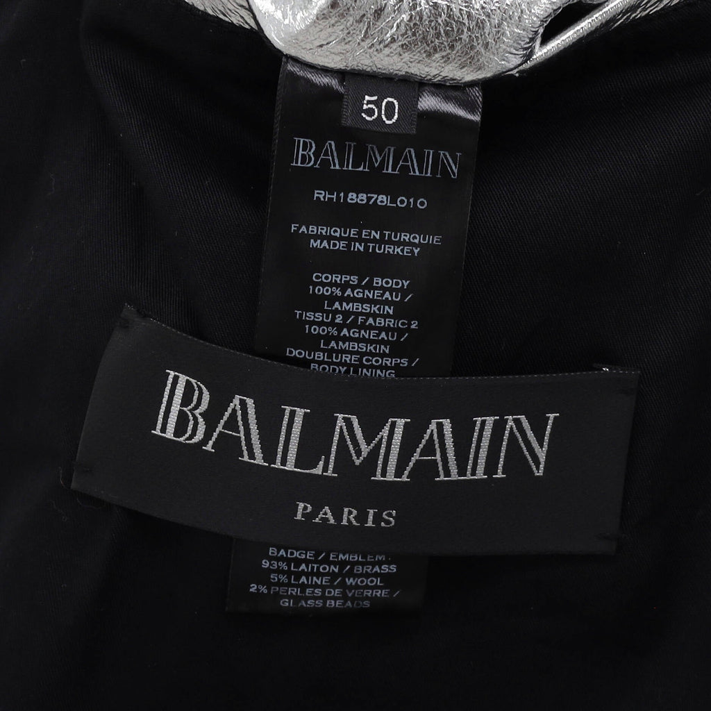 Men's Crest Bomber Jacket Leather