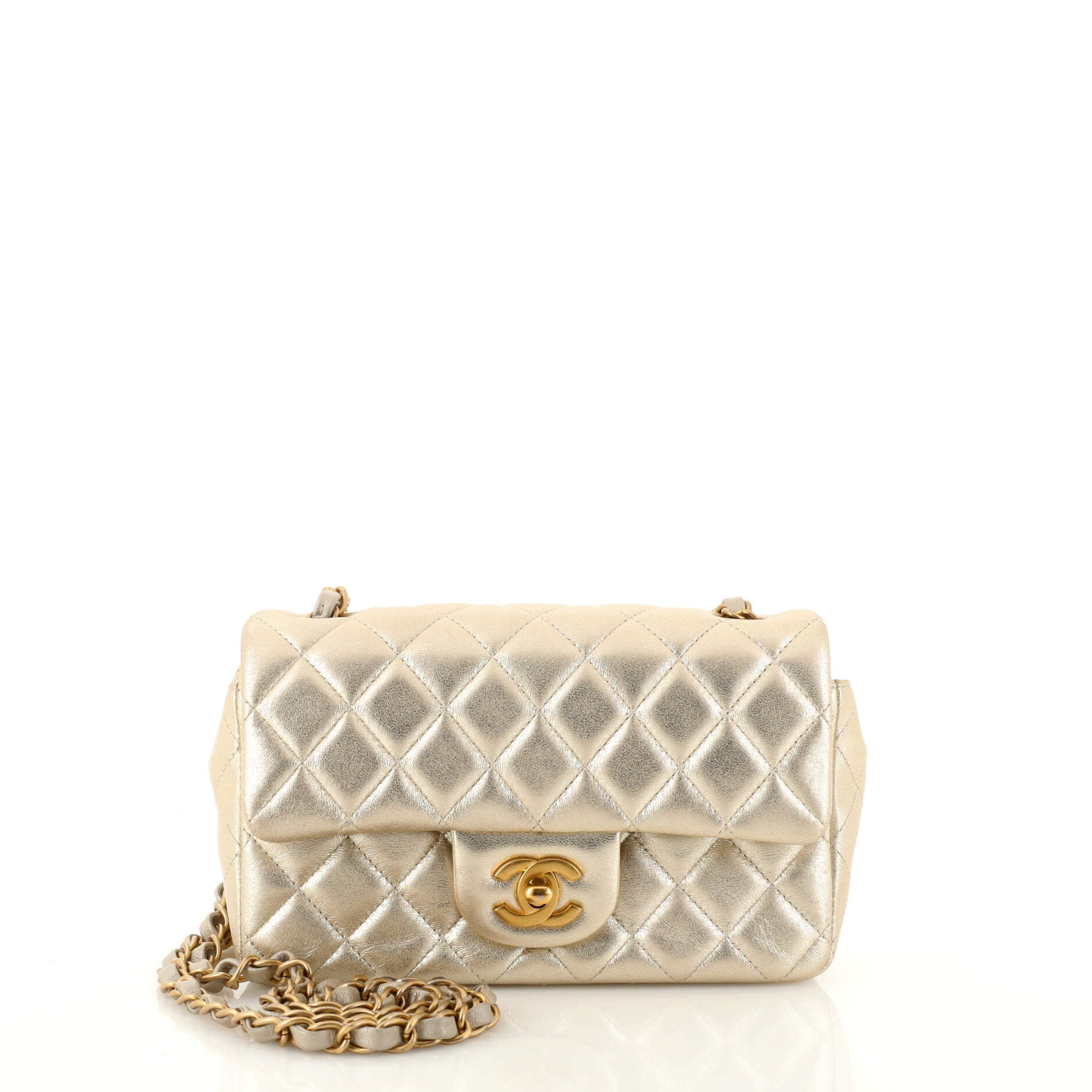 Classic Single Flap Bag Quilted Lambskin Mini