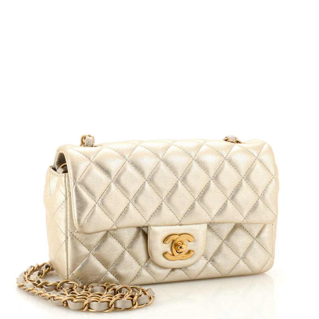Classic Single Flap Bag Quilted Lambskin Mini