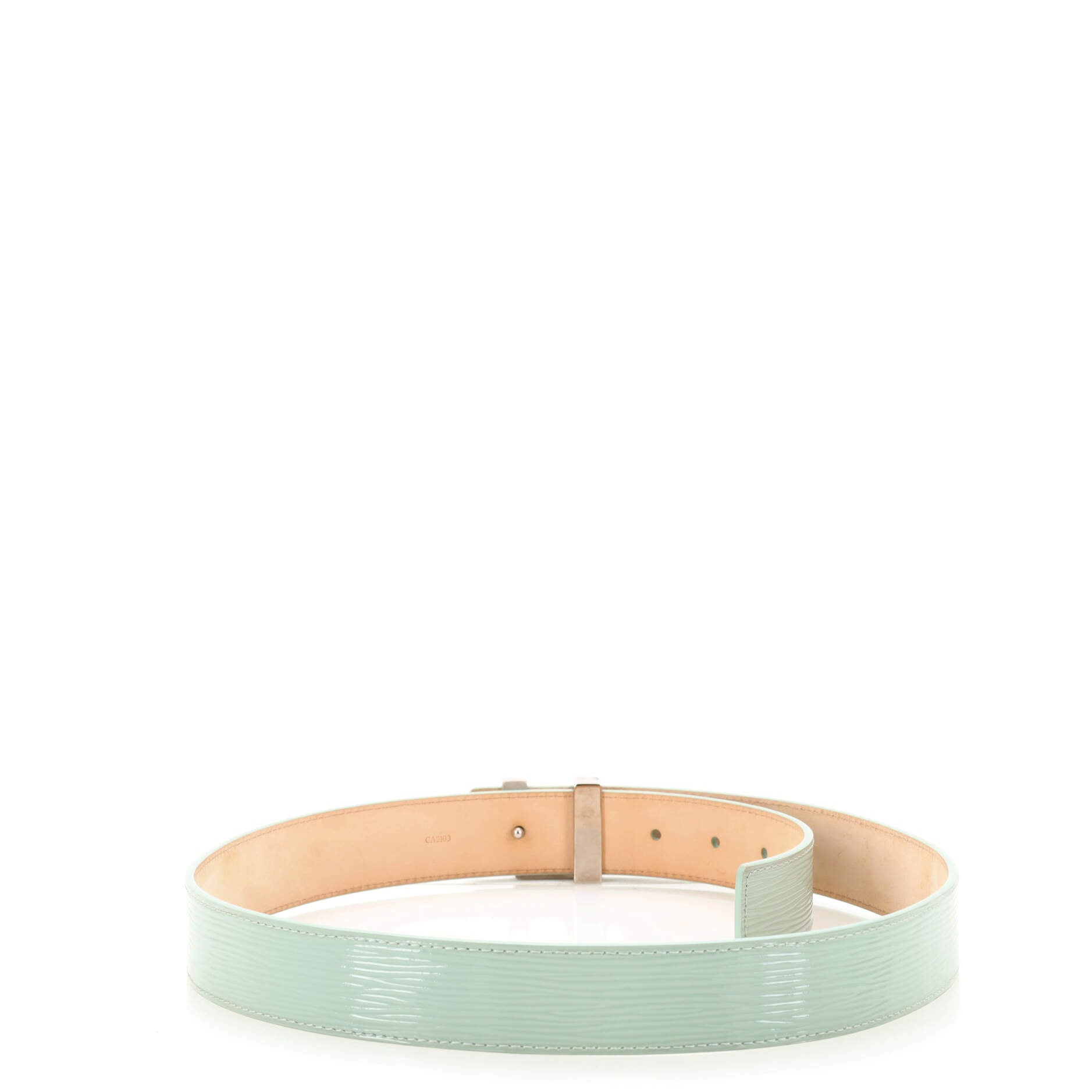LV Initiales Belt Electric Epi Leather Medium 80