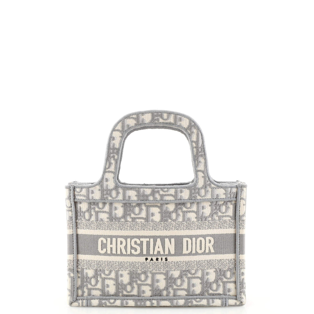 Book Tote Oblique Canvas Mini