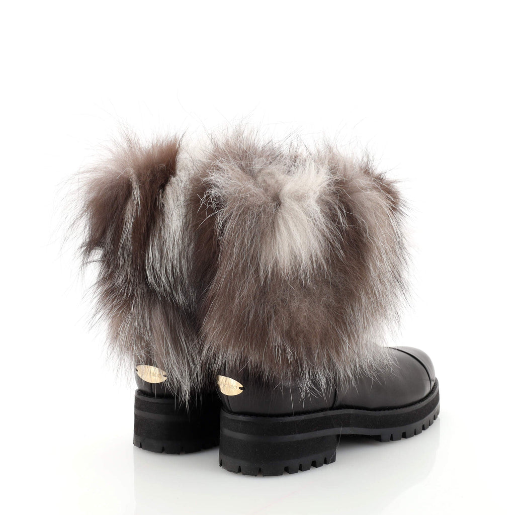 Women's Dana Ankle Boots Leather with Fur