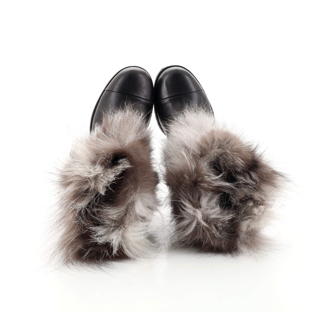 Women's Dana Ankle Boots Leather with Fur