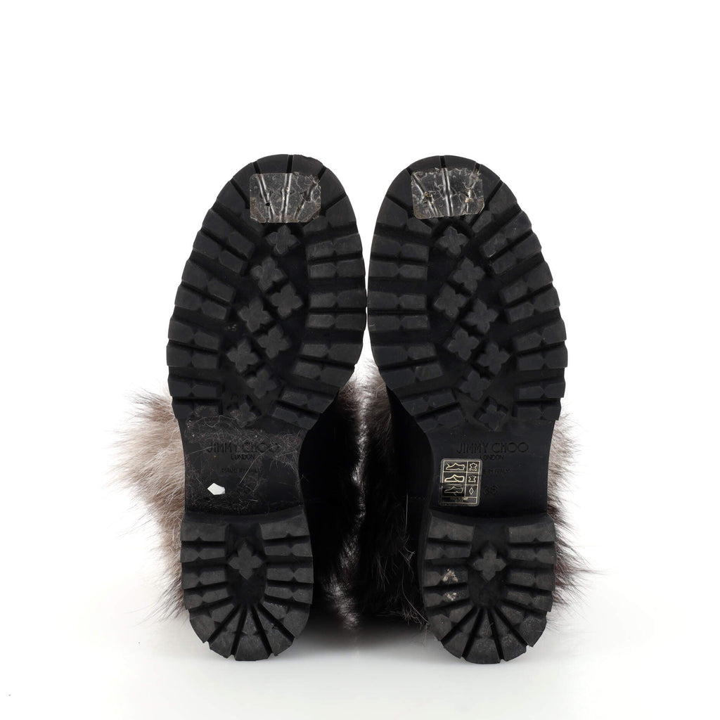 Women's Dana Ankle Boots Leather with Fur