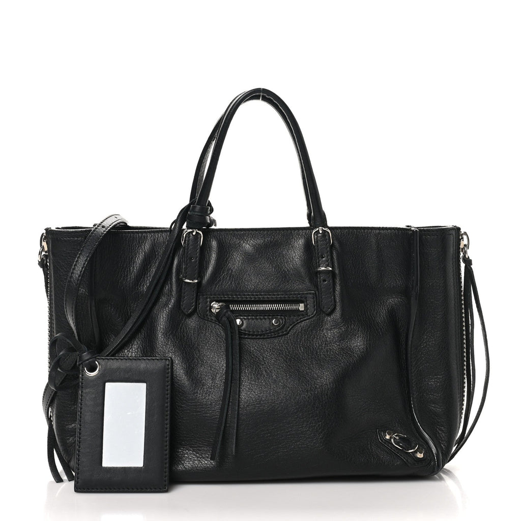 Veau Papier A6 Zip Around Tote Black