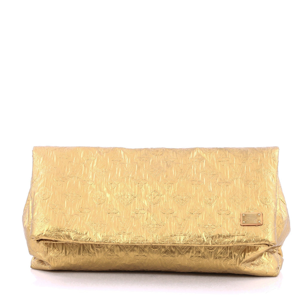 Limelight Clutch Metallic Jacquard Textile GM