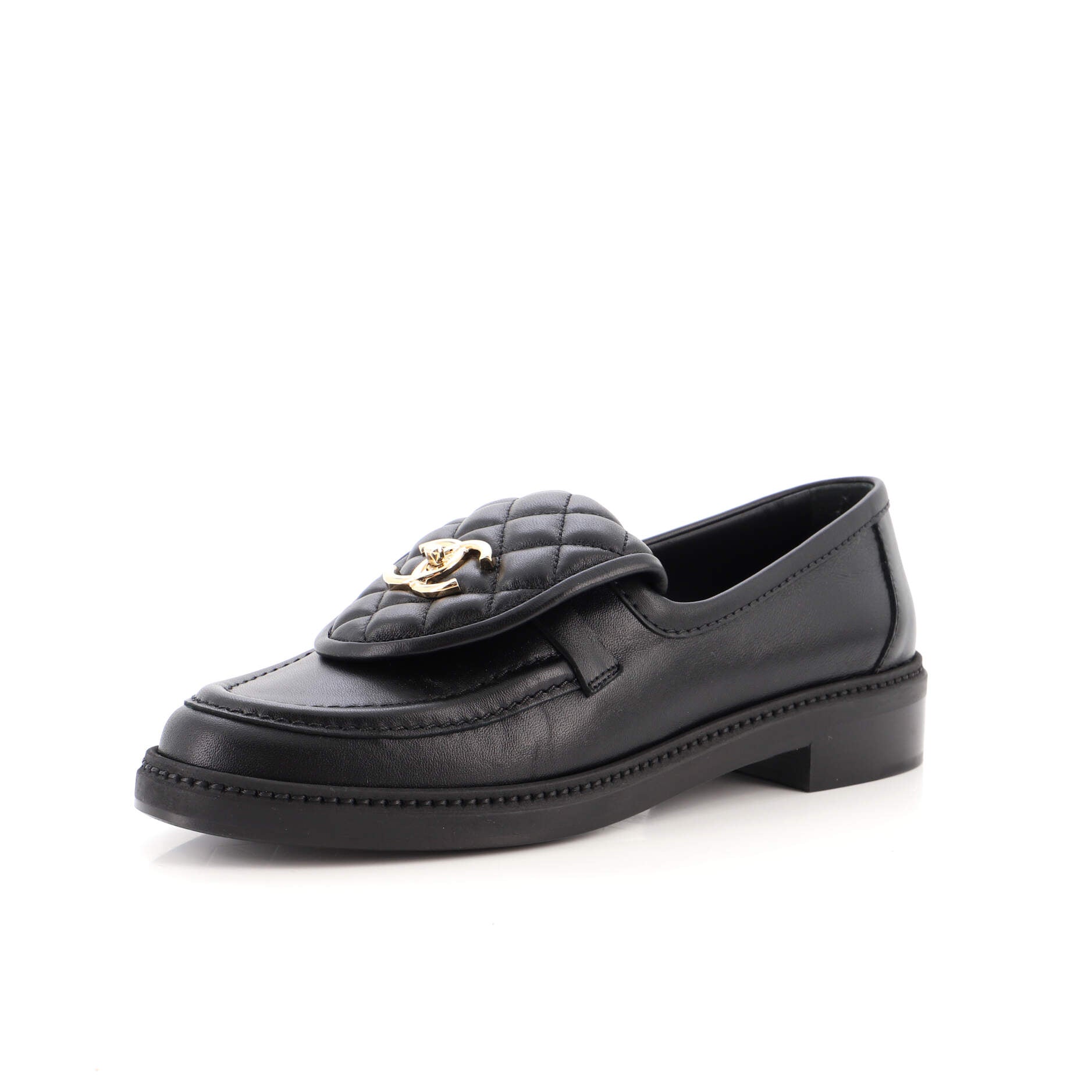 Women's CC Loafers Quilted Leather