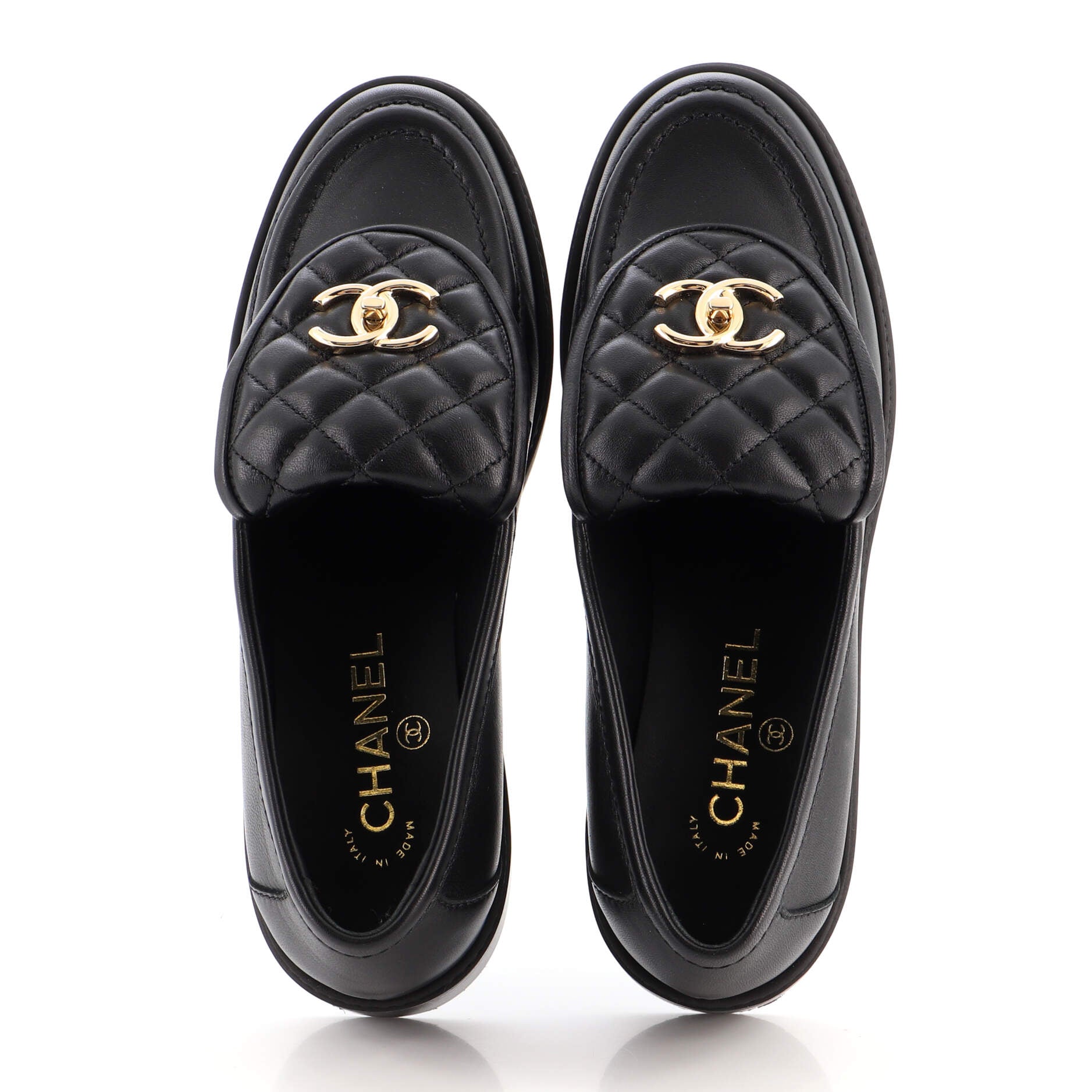 Women's CC Loafers Quilted Leather