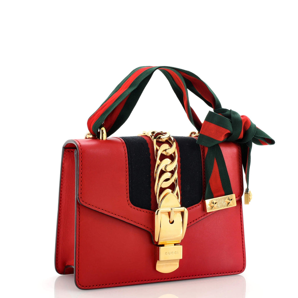 Sylvie Chain Shoulder Bag Leather Mini