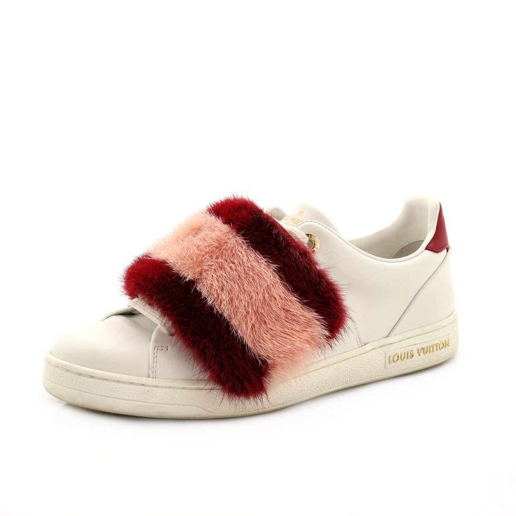 Women's FrontRow Sneakers Leather and Fur