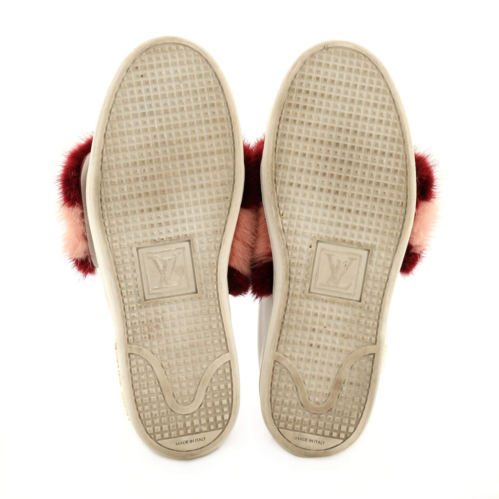 Women's FrontRow Sneakers Leather and Fur