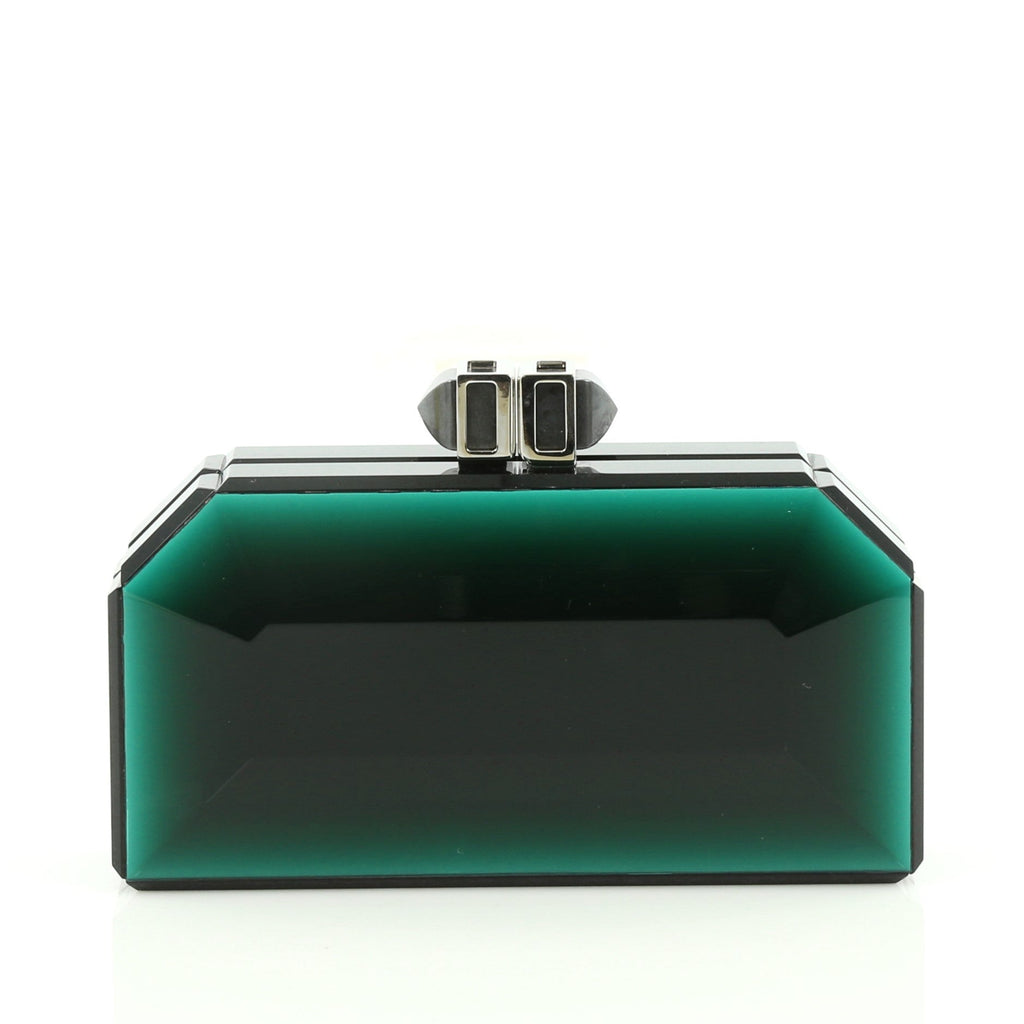 Faceted Box Clutch Acrylic