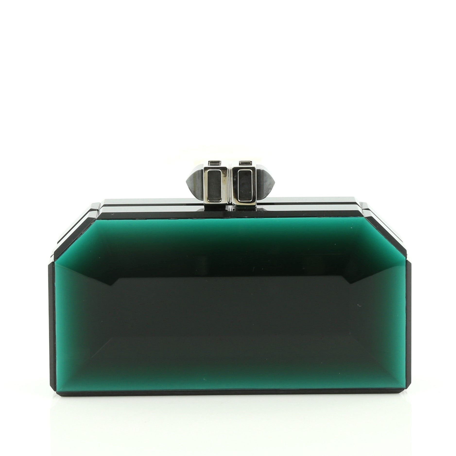 Faceted Box Clutch Acrylic