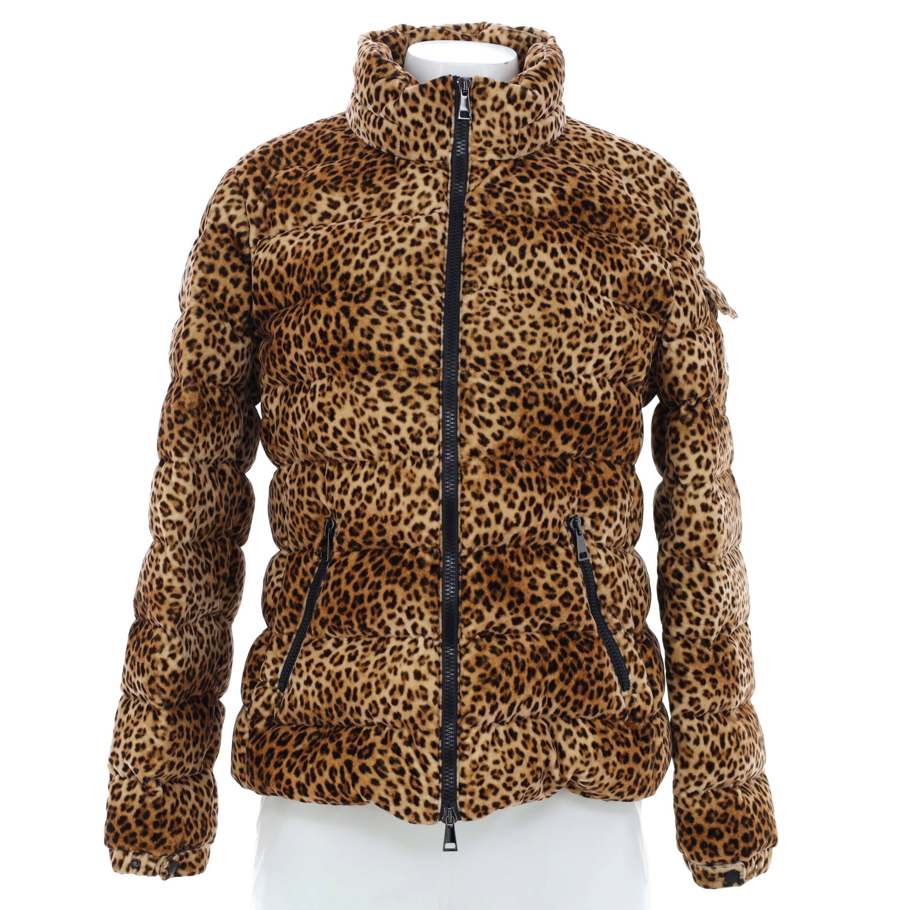 Women's Bady Hooded Jacket Quilted Printed Cotton with Down