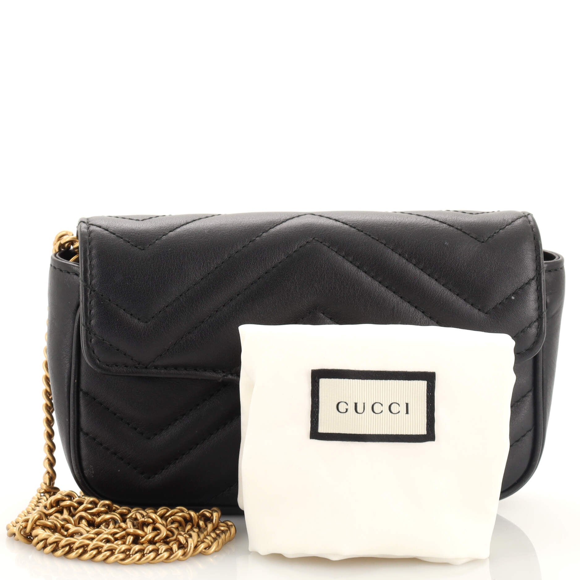 GG Marmont Flap Bag Matelasse Leather Super Mini