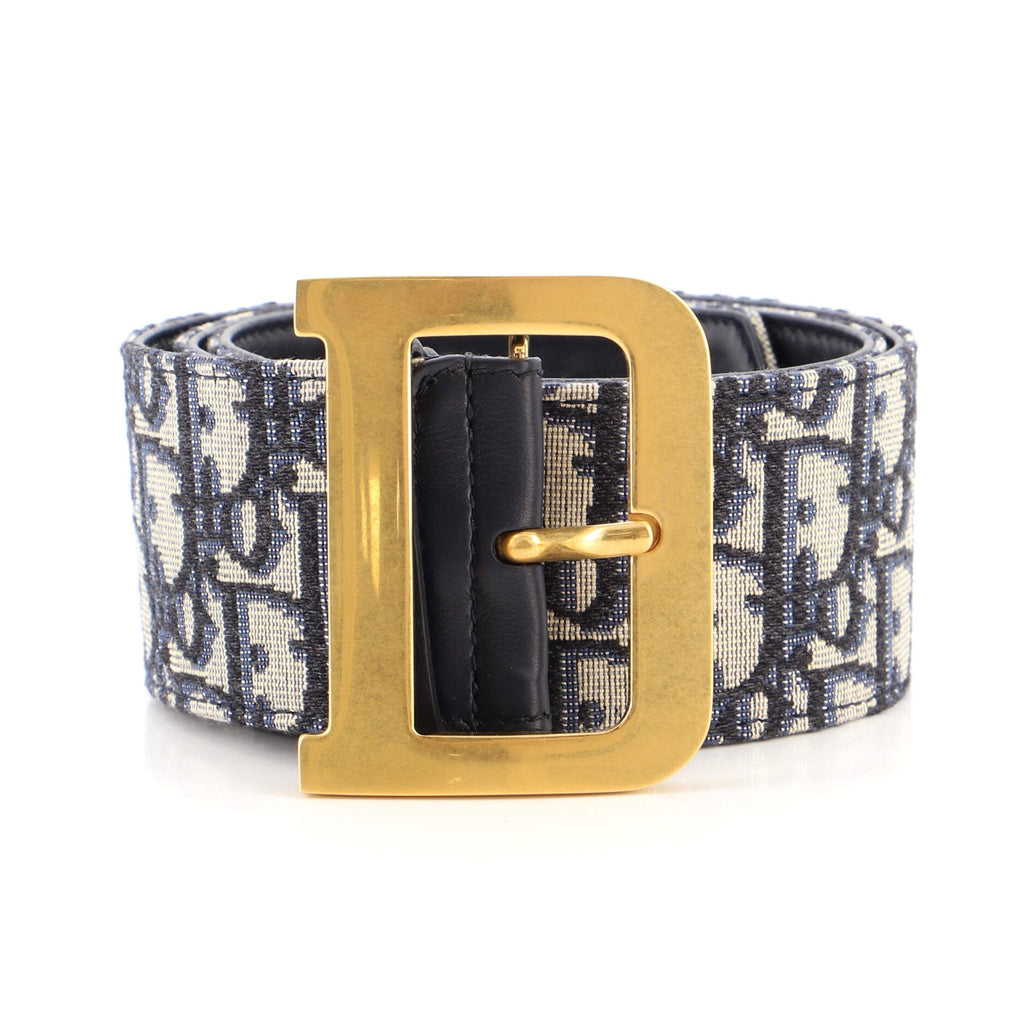 Diorquake Belt Oblique Canvas Extra Wide 80