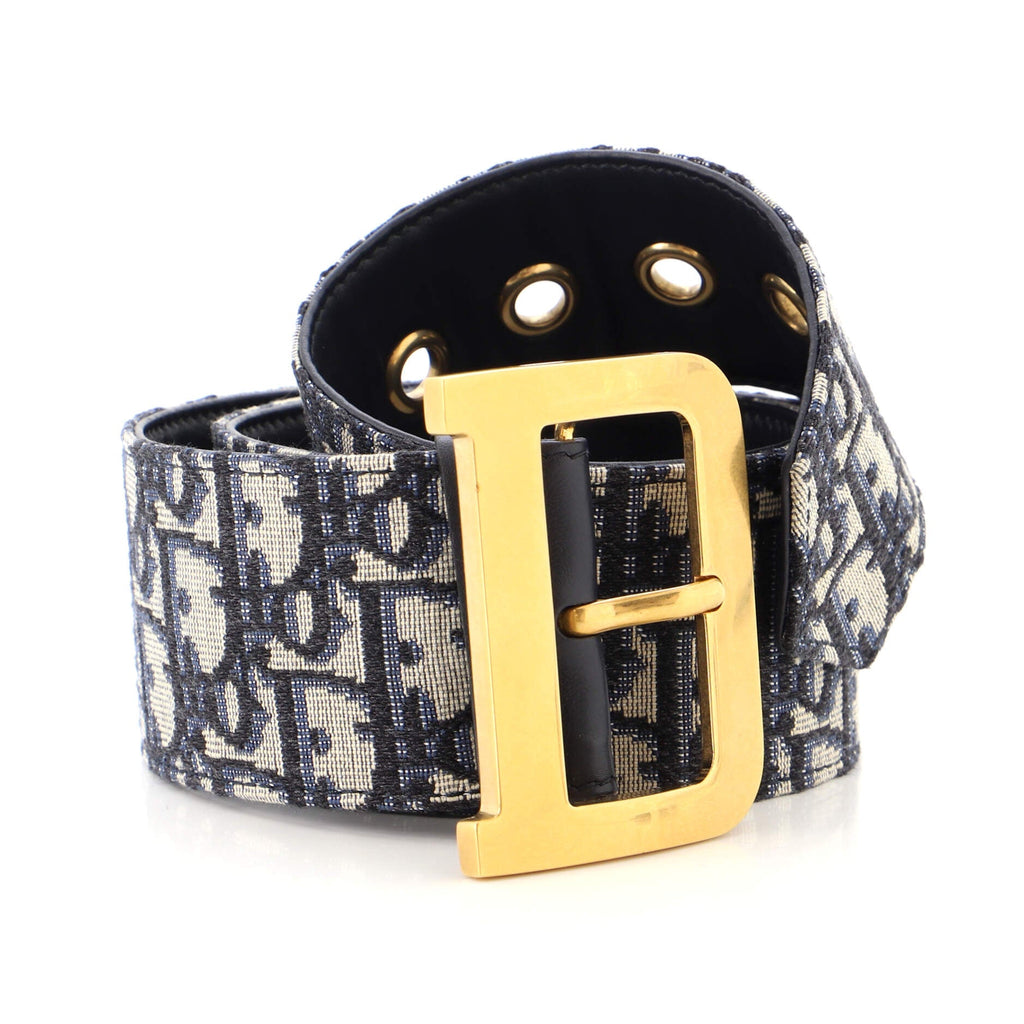 Diorquake Belt Oblique Canvas Extra Wide 80