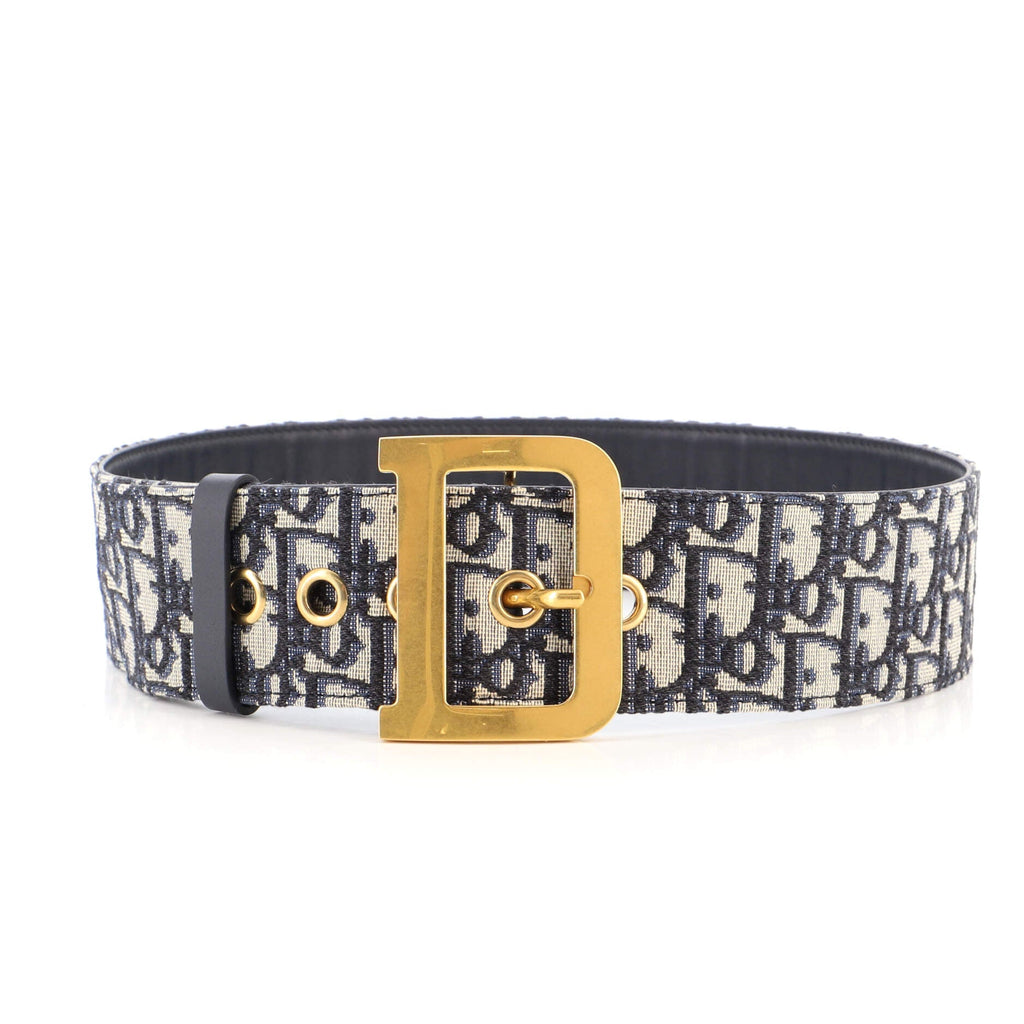 Diorquake Belt Oblique Canvas Extra Wide 80