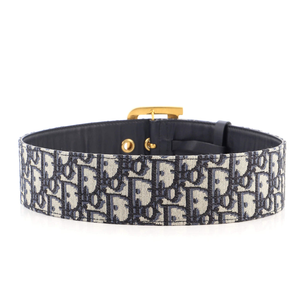 Diorquake Belt Oblique Canvas Extra Wide 80