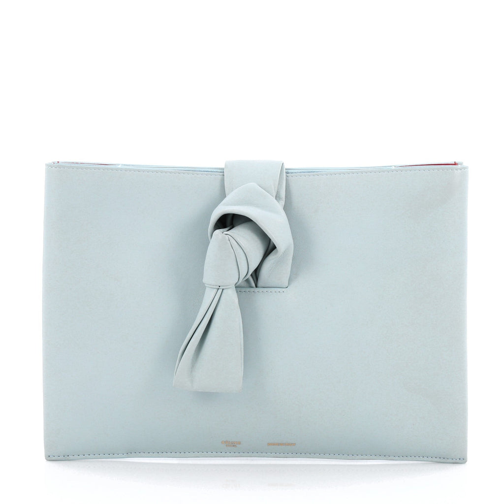 Knotted Clutch Leather