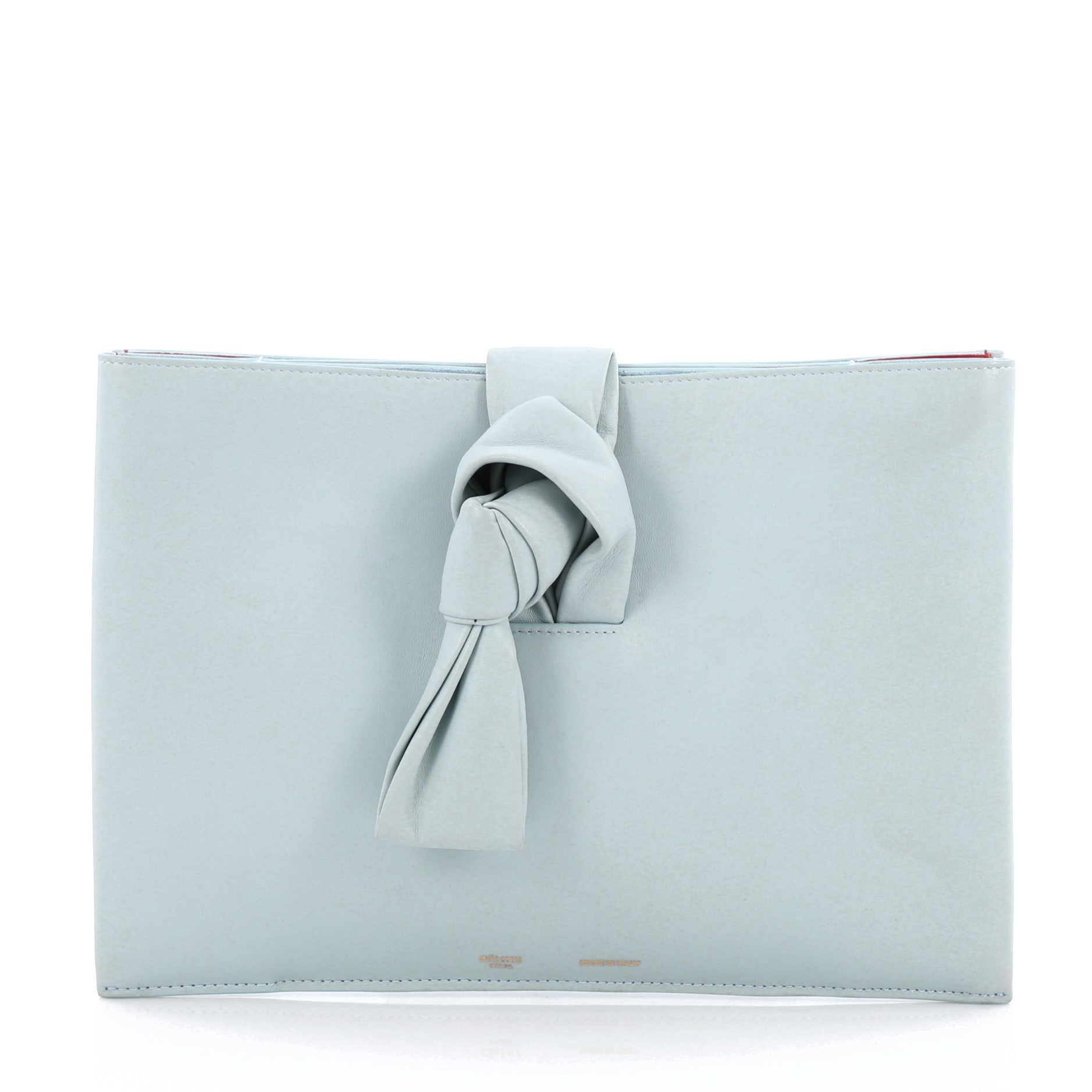Knotted Clutch Leather