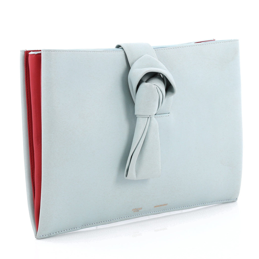 Knotted Clutch Leather