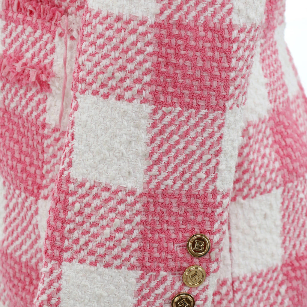 Women's Double Breasted Blazer Tweed