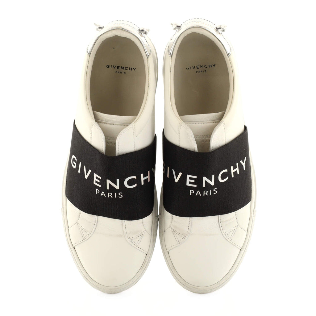 Logo Strap Urban Street Low-Top Sneakers Leather