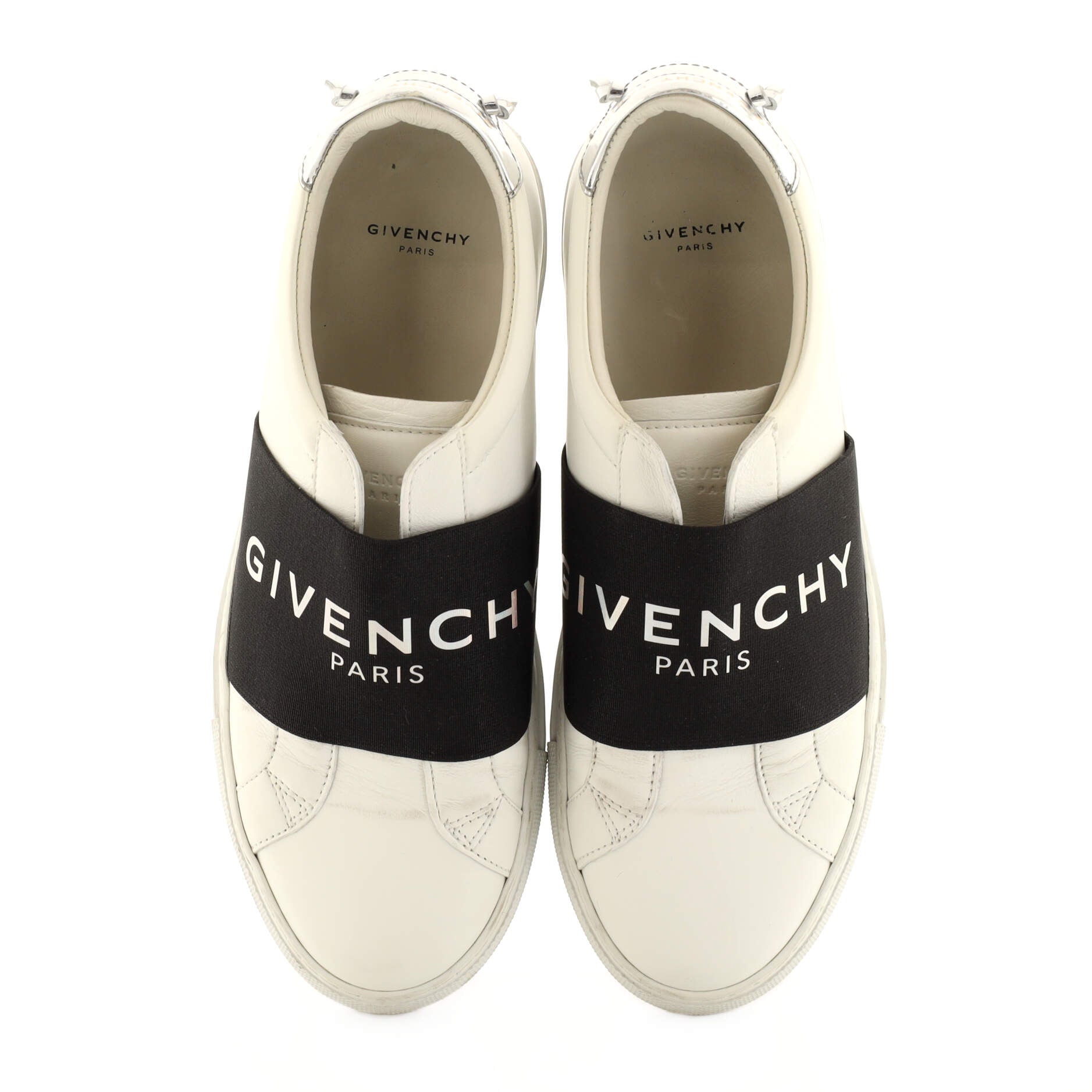 Logo Strap Urban Street Low-Top Sneakers Leather