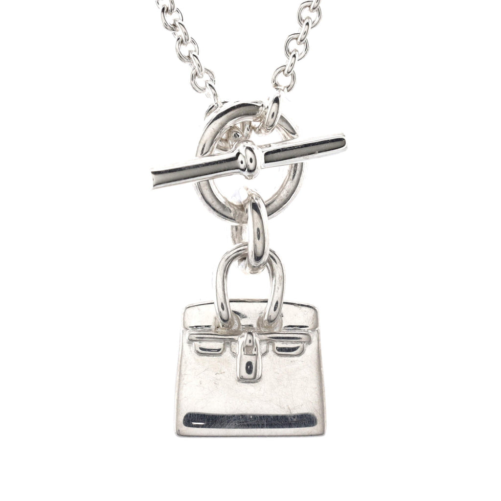 Birkin Amulette Pendant Necklace Sterling Silver