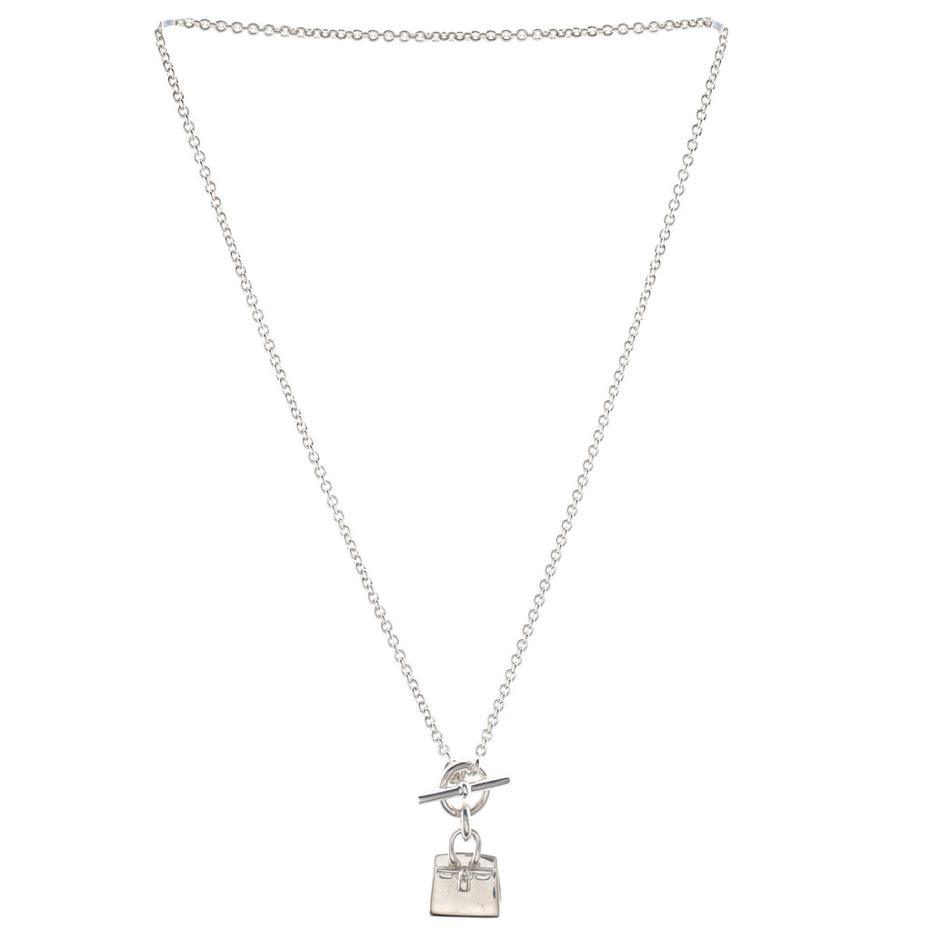 Birkin Amulette Pendant Necklace Sterling Silver