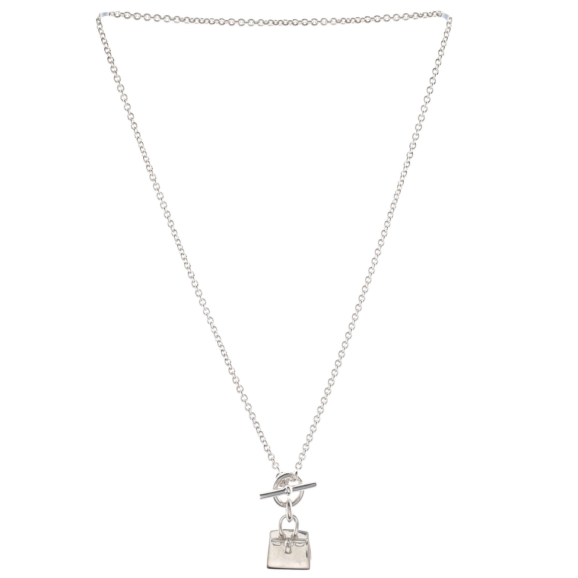 Birkin Amulette Pendant Necklace Sterling Silver
