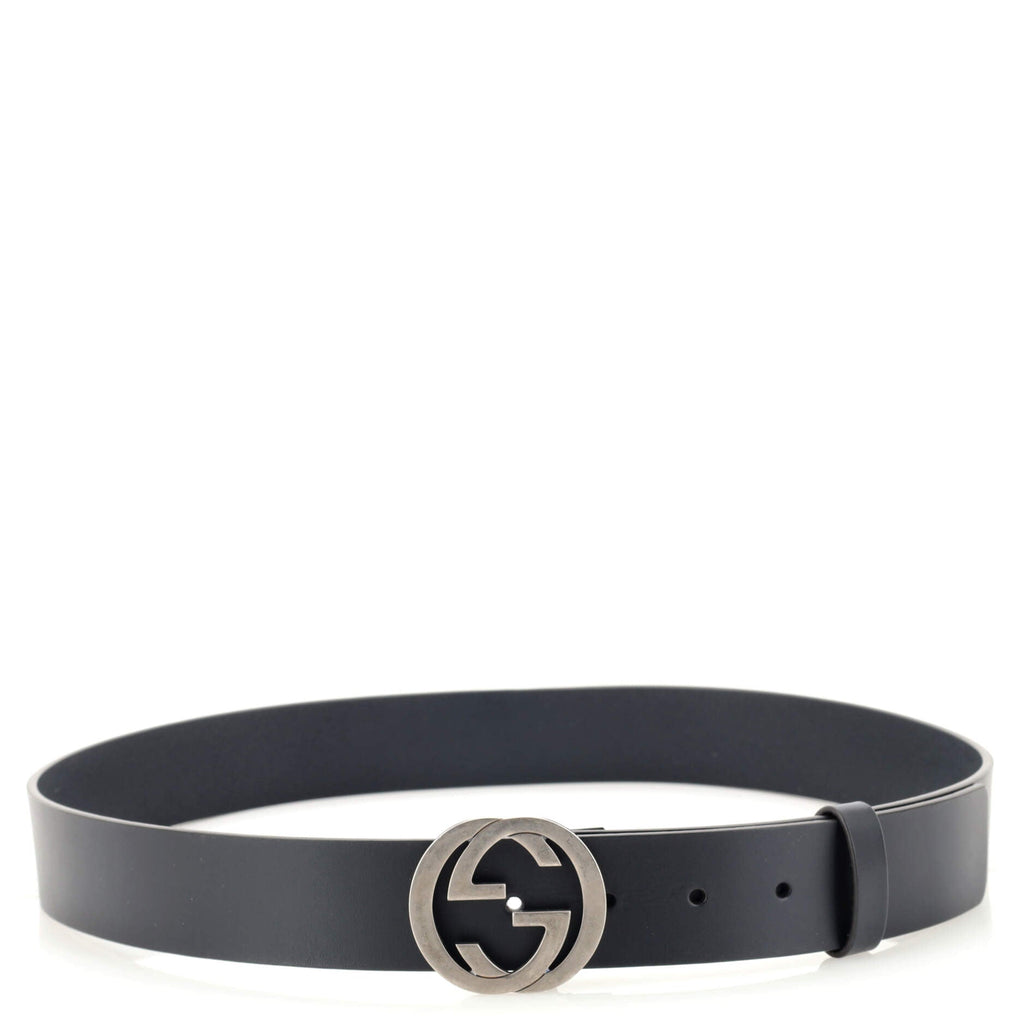 Interlocking G Belt (Outlet) Leather Wide 95