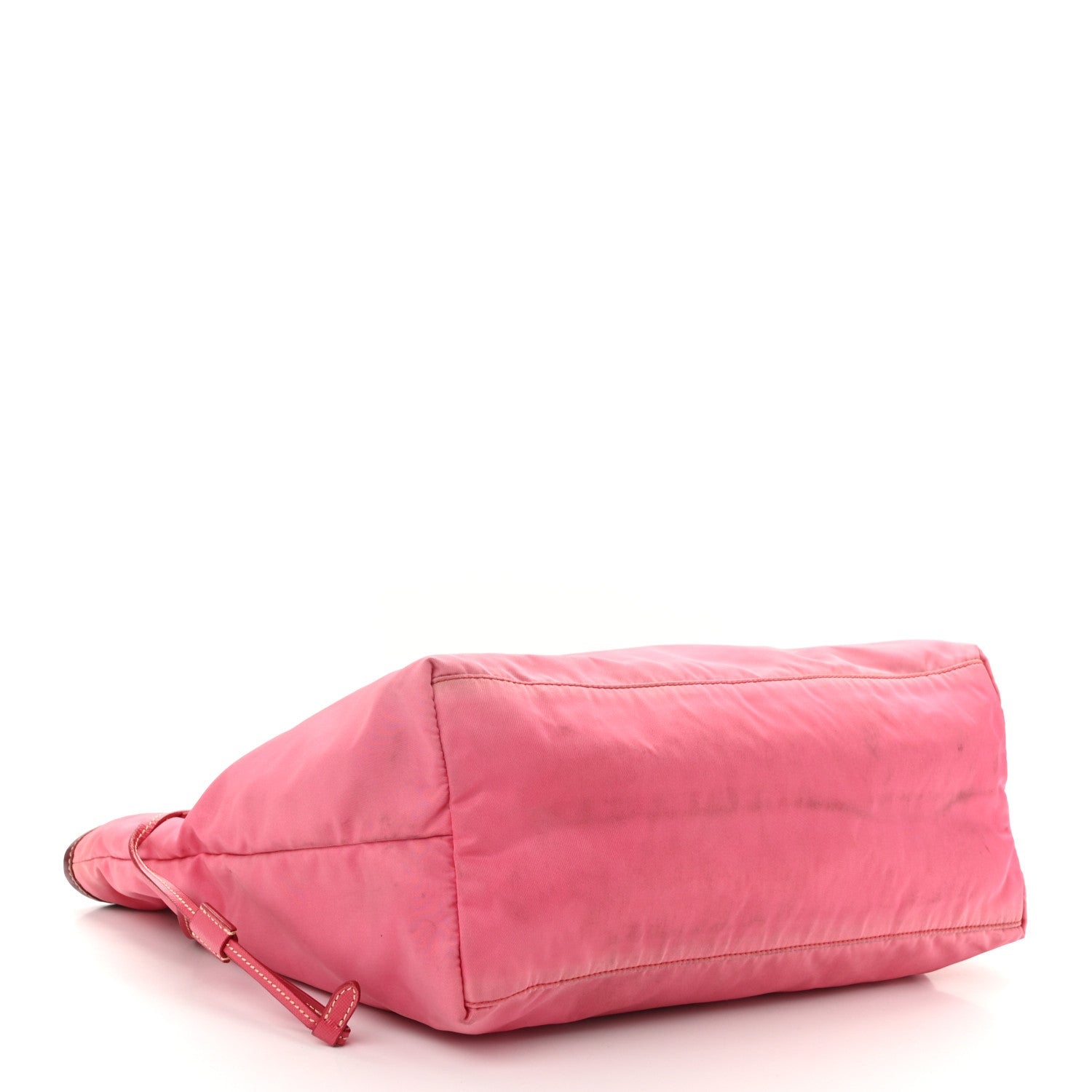Tessuto Nylon Saffiano Shopping Tote Begonia