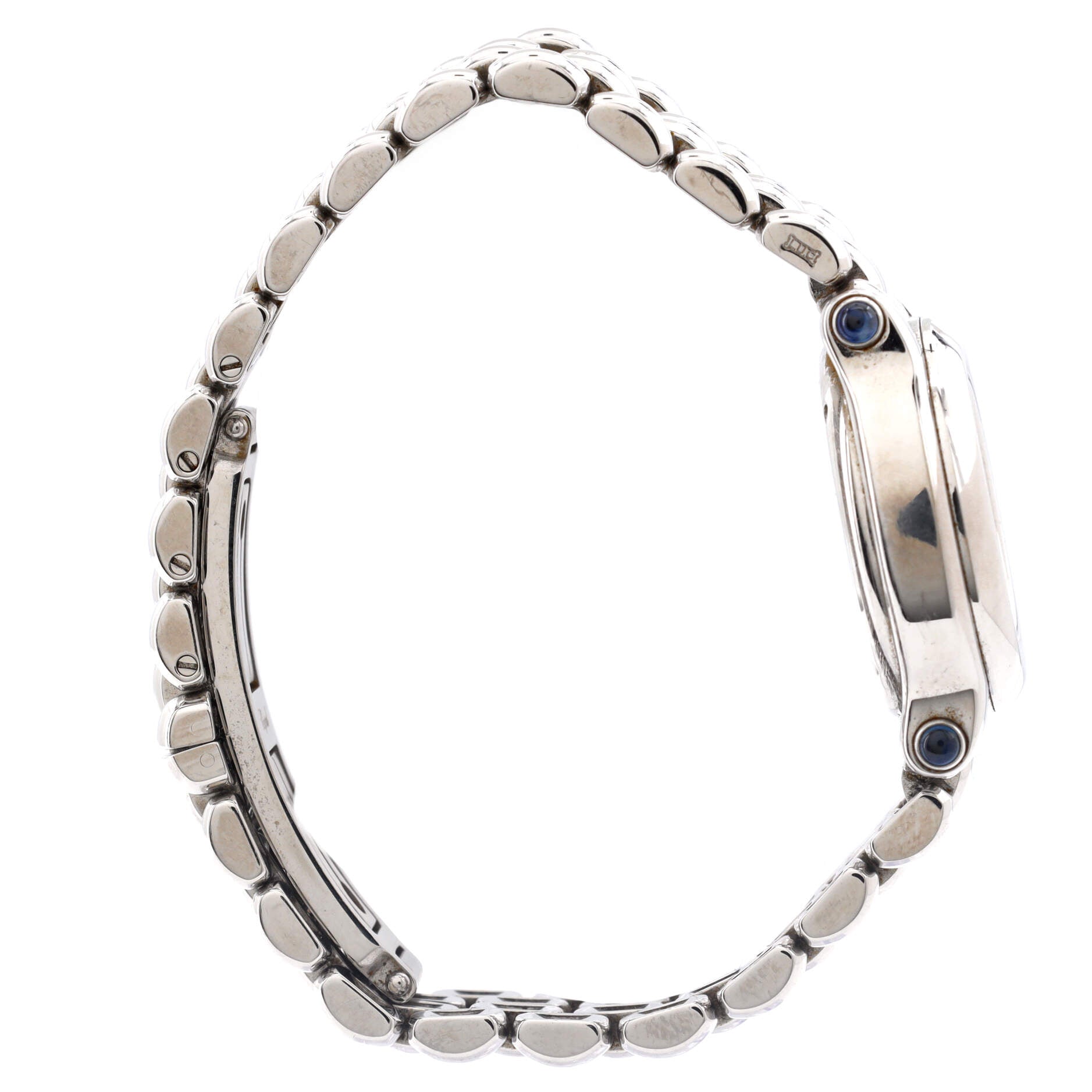 Happy Sport Classic Round Quartz Watch Stainless Steel with Floating Diamonds 26