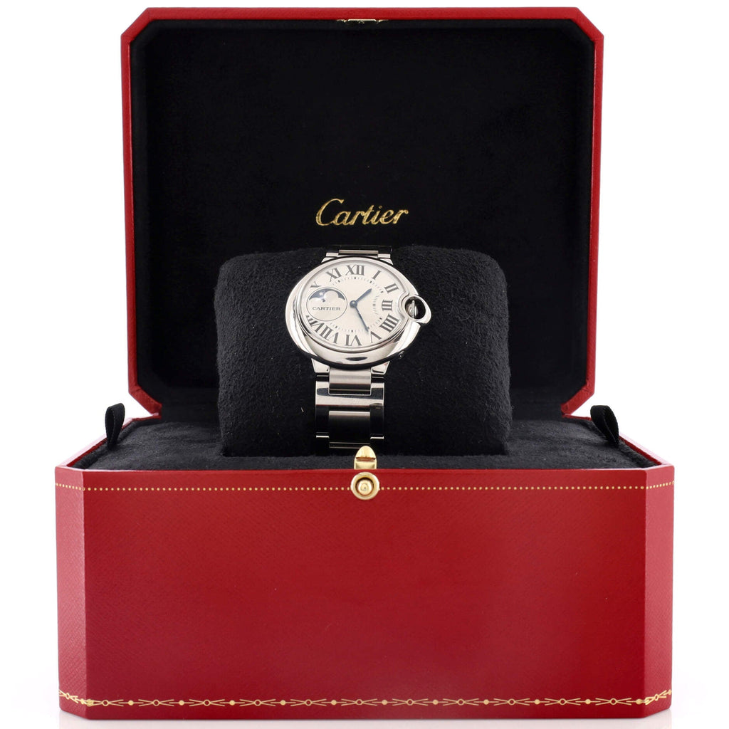 Ballon Bleu de Cartier Moonphase Automatic Watch Stainless Steel 37