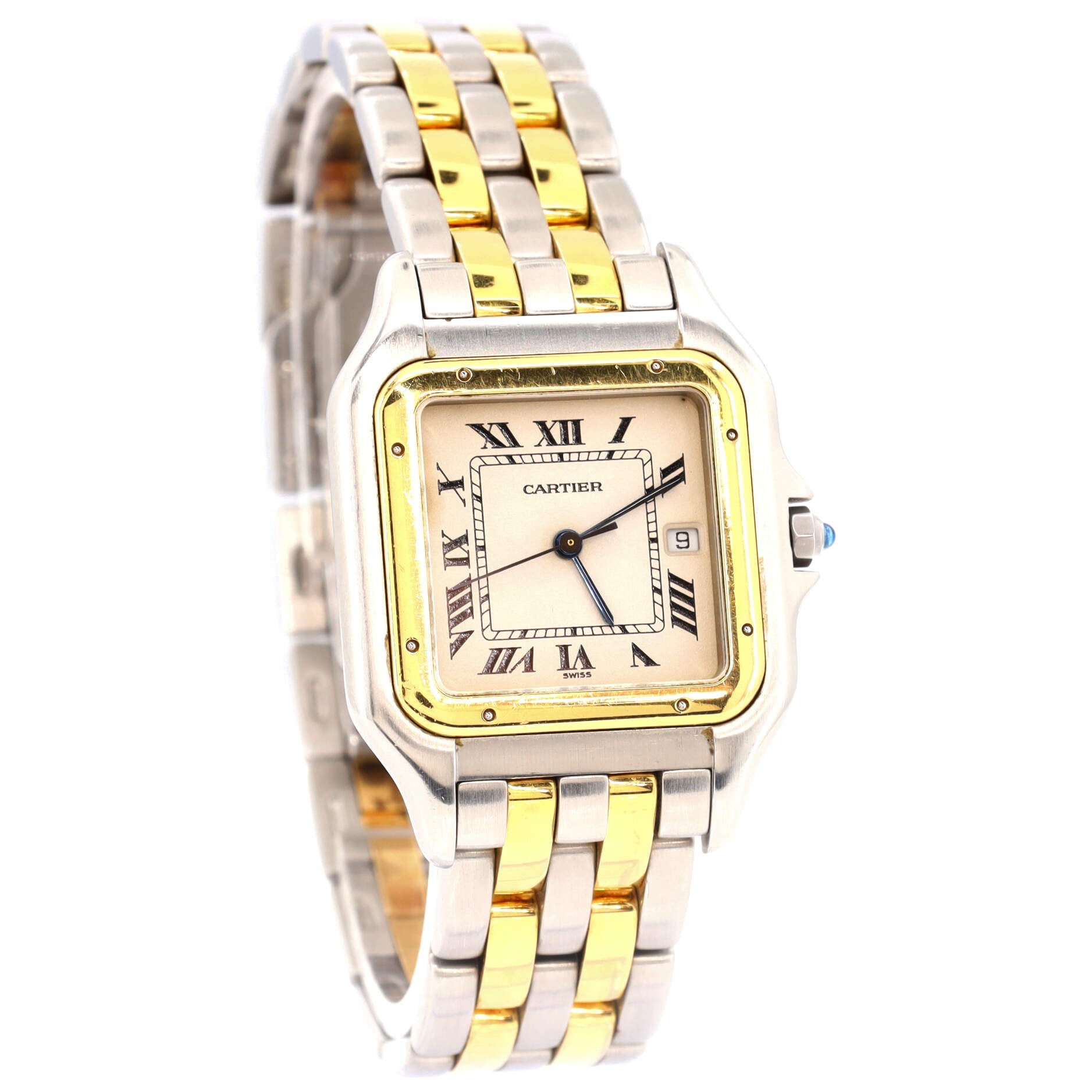 Panthere de Cartier Quartz Watch Stainless Steel and Yellow Gold 29