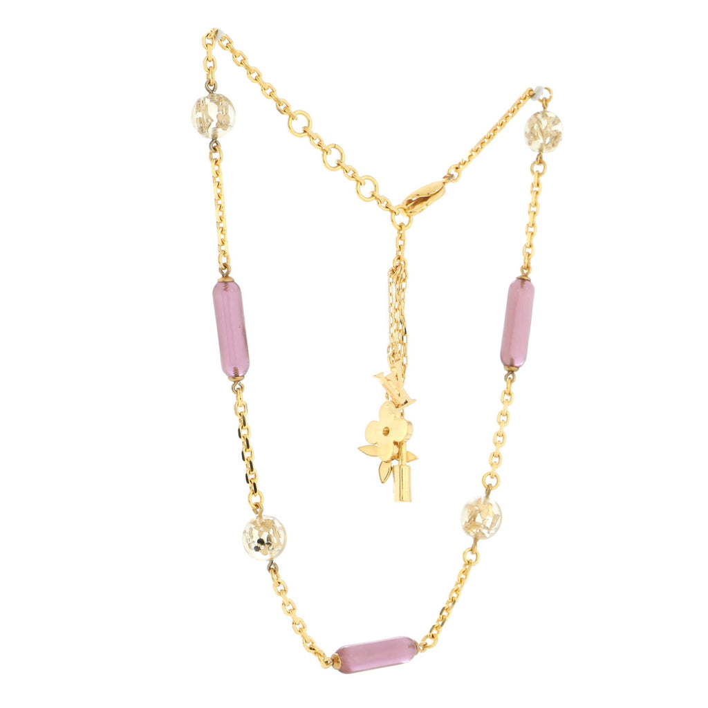 Inclusion Chain Necklace Metal with Resin