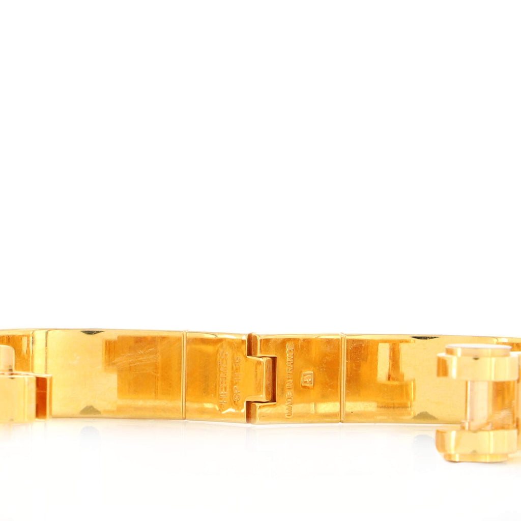 Hinged Bracelet Printed Enamel Thin