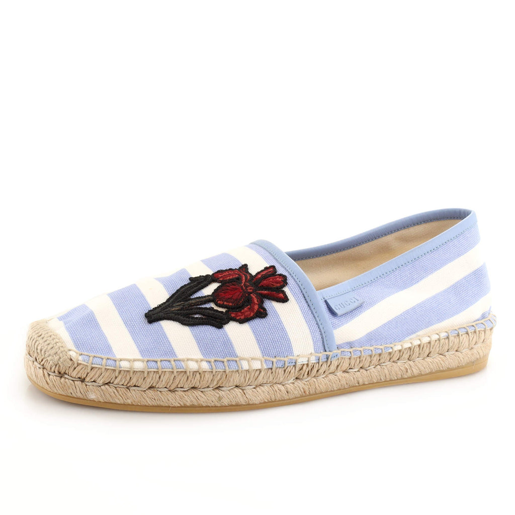 Women's Espadrilles Printed Canvas with Applique