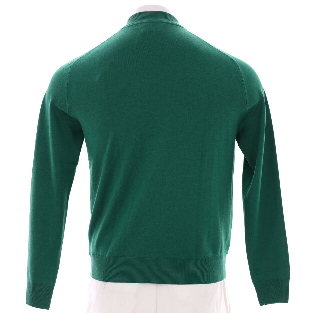 Men's Zip Up Bomber Jacket Goatskin and Suede