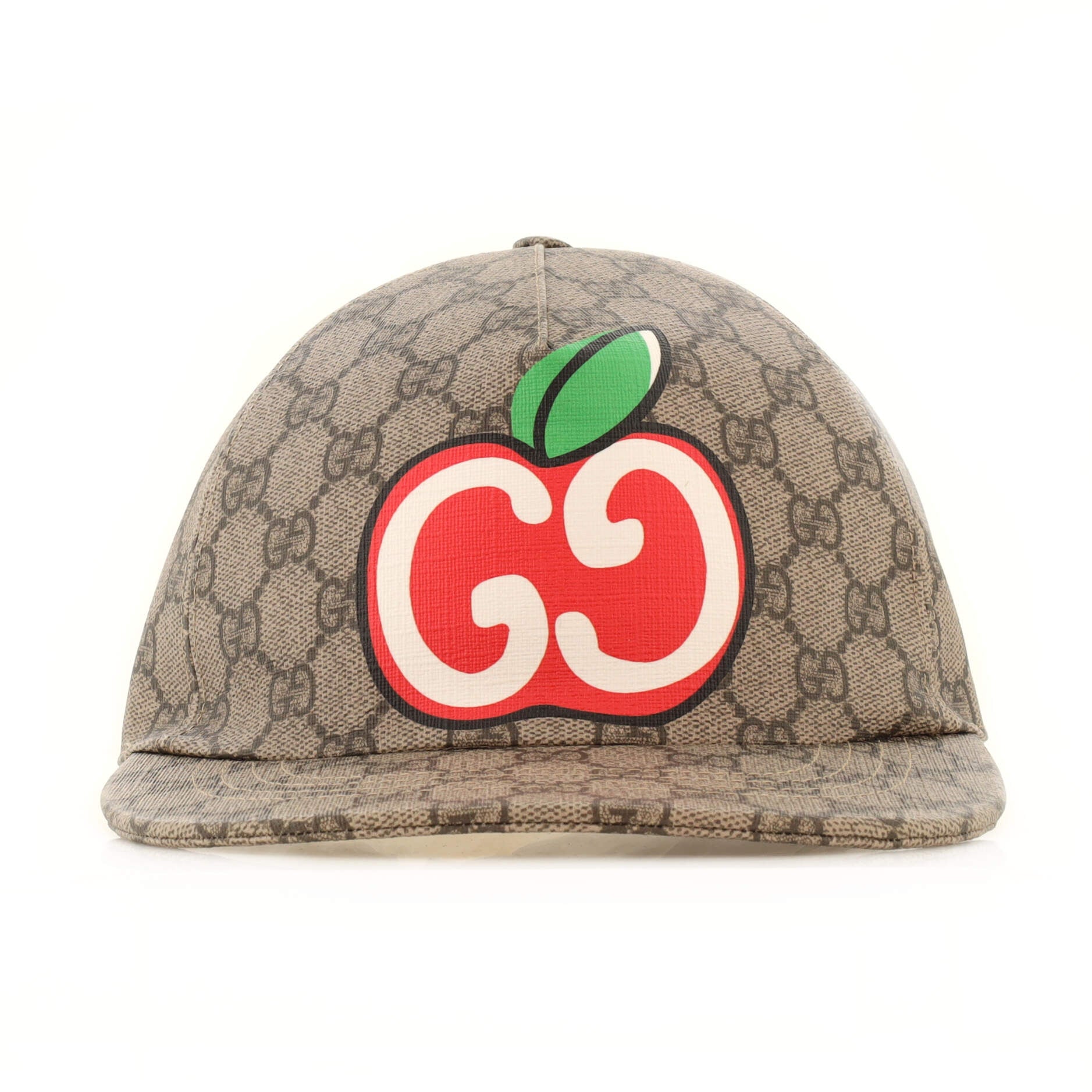Baseball Cap Apple GG Coated Canvas