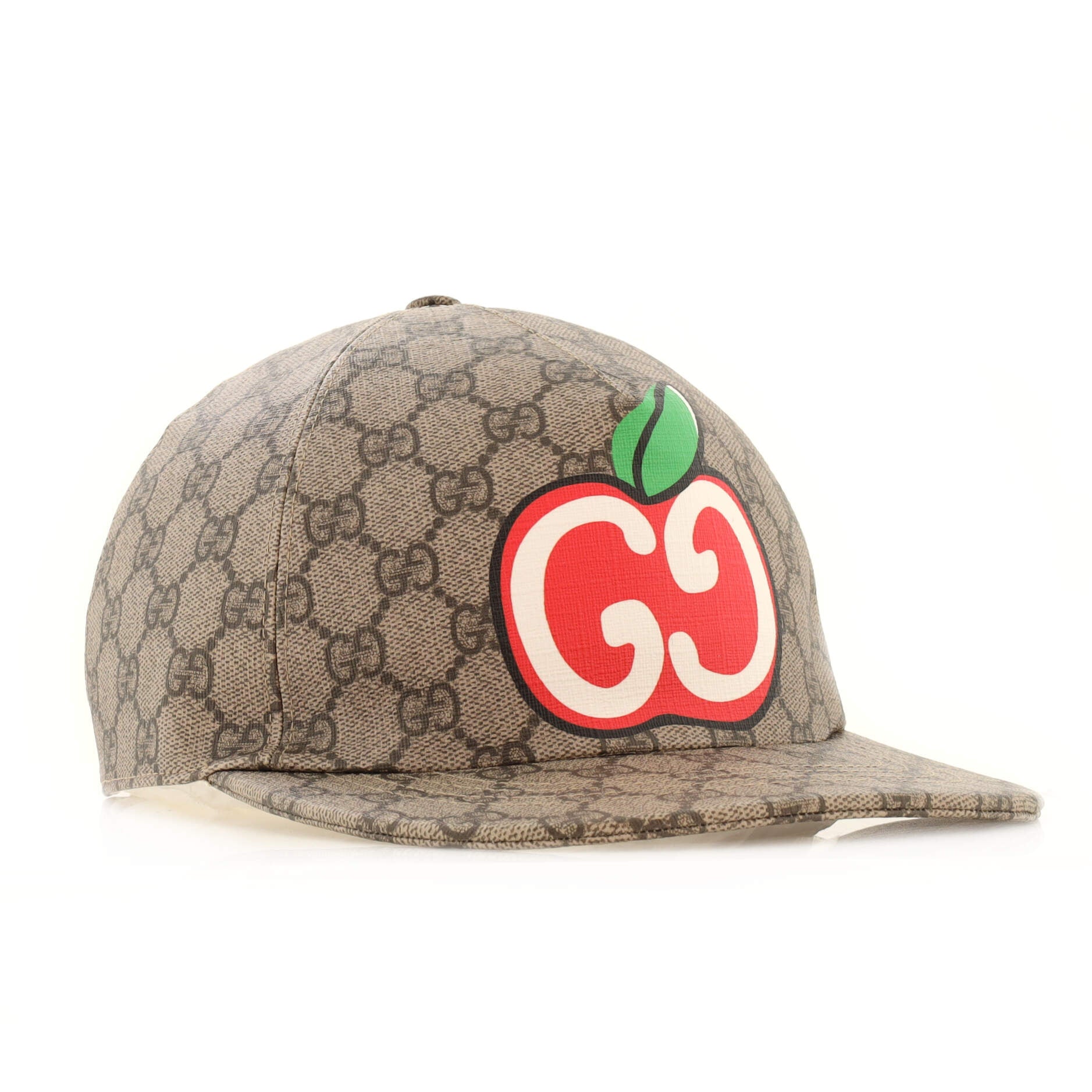 Baseball Cap Apple GG Coated Canvas
