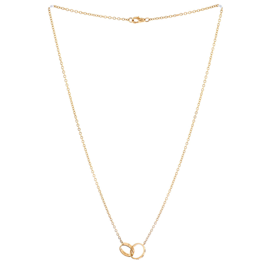Love Interlocking Necklace 18K Yellow Gold
