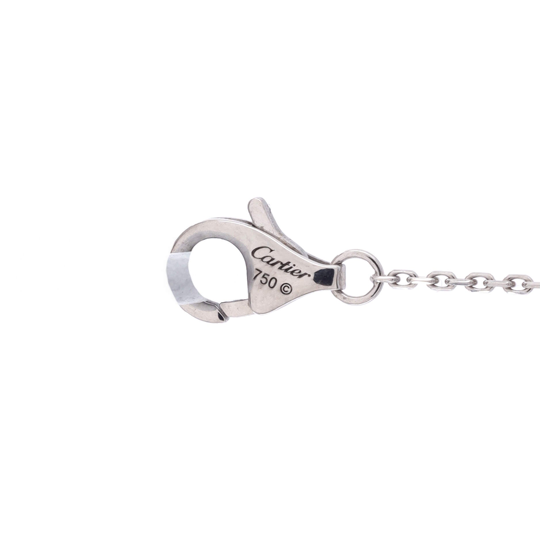 Cross Pendant Necklace 18K White Gold with Diamonds