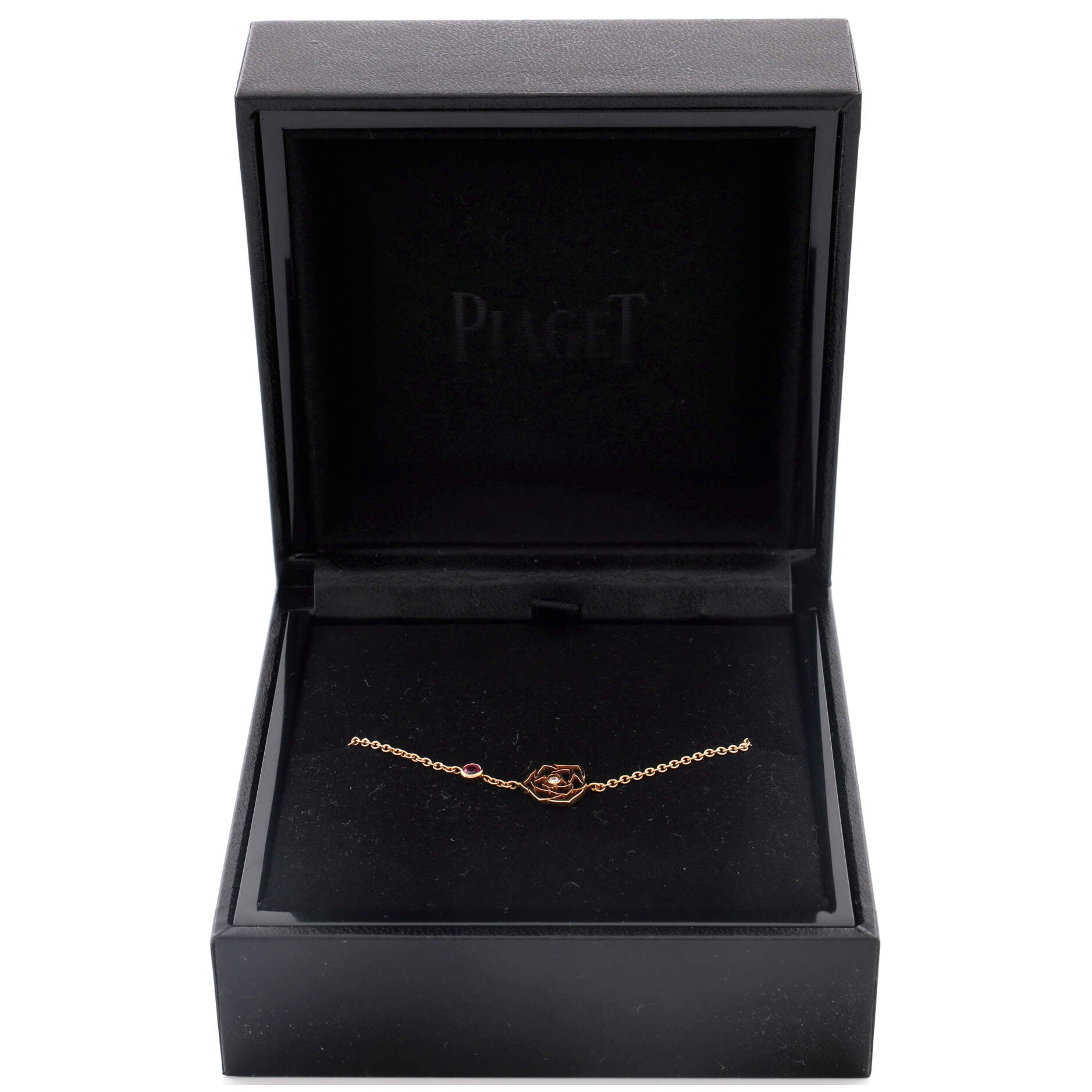 Rose Bracelet 18k Rose Gold with Sapphire and Diamond