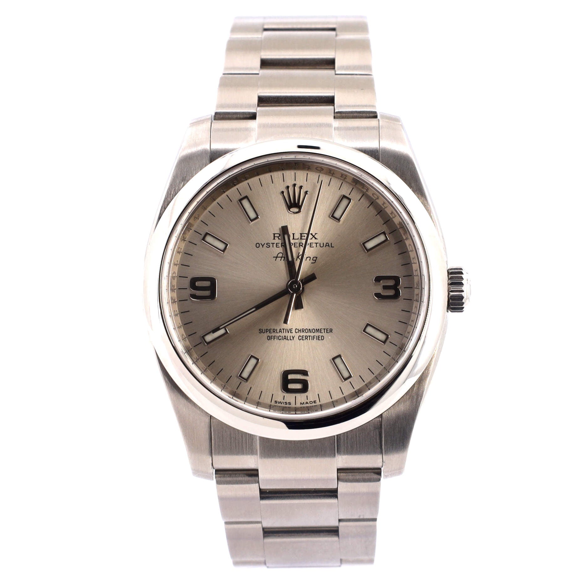 Air King Oyster Perpetual Automatic Watch Stainless Steel 34
